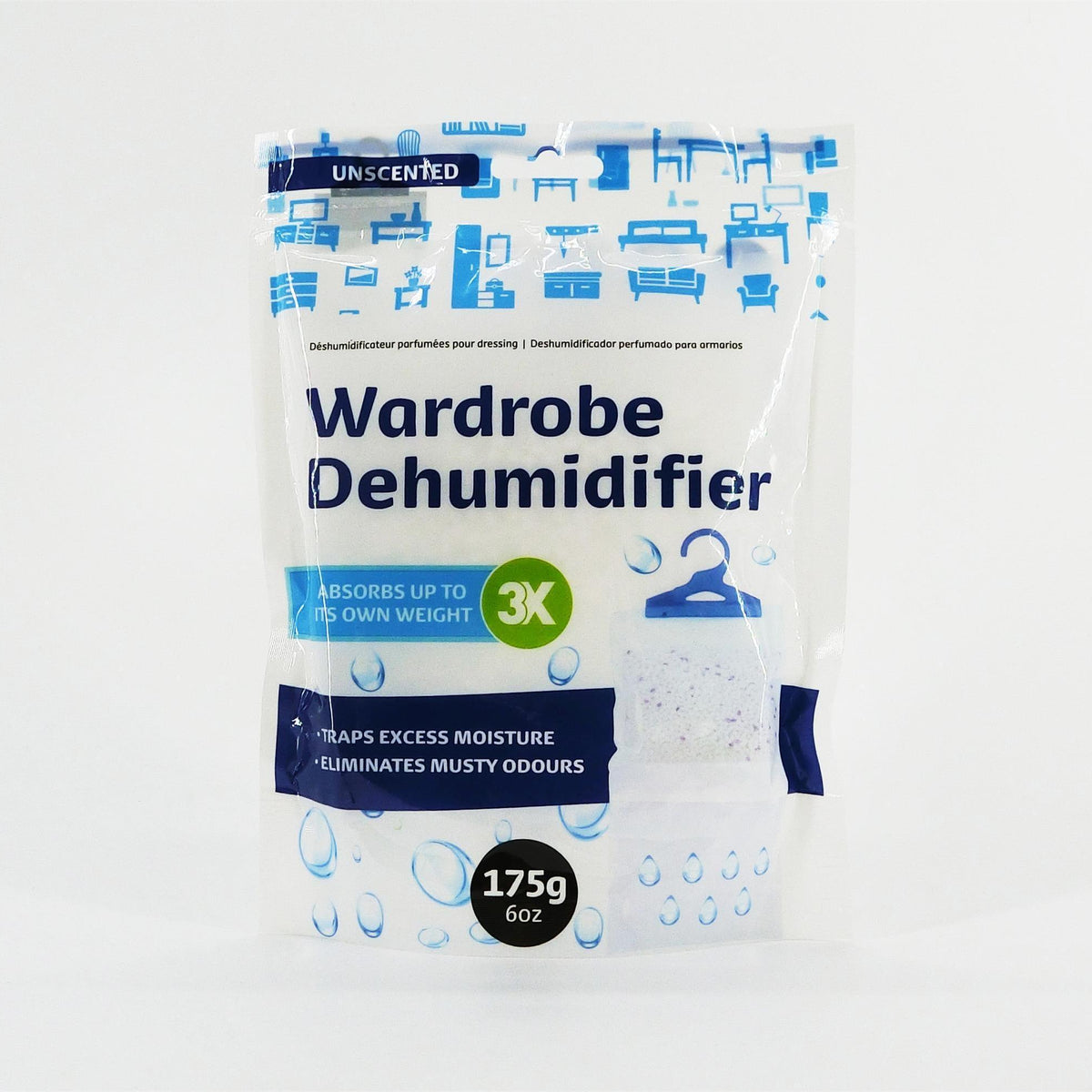 UBL Hanging Wardrobe Unscented Dehumidifier | Pack of 3 - Choice Stores