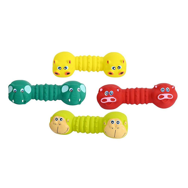 UBL Latex Squeaky Dumbbell Dog Toy - Choice Stores