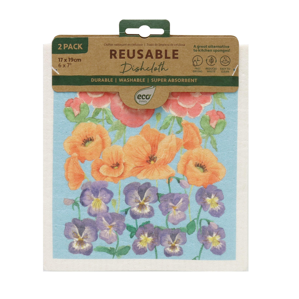 UBL Reusable Cellulose Dish Cloth | Pack of 2 - Choice Stores