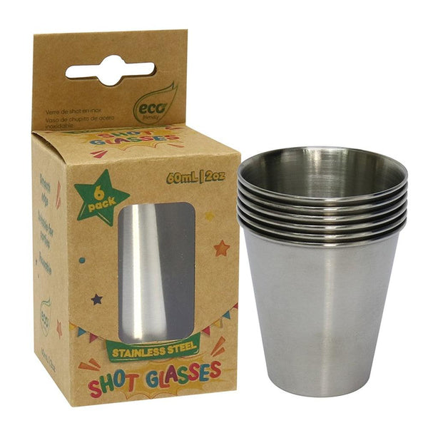 UBL Stainless Steel Shot Glass | Pack of 6 - Choice Stores