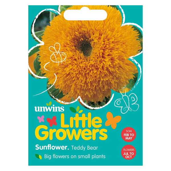 Unwins Little Growers Sunflower Teddy Bear Seeds - Choice Stores