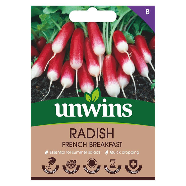 Unwins Radish French Breakfast Seeds - Choice Stores