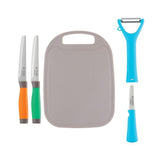 Viners Assure Colour Code Knife, Peeler & Board Set - Choice Stores