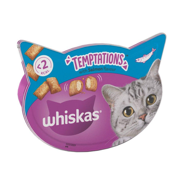 Whiskas Temptations Salmon | 60g - Choice Stores