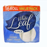 White Leaf Family 16pk Toilet Roll - Choice Stores