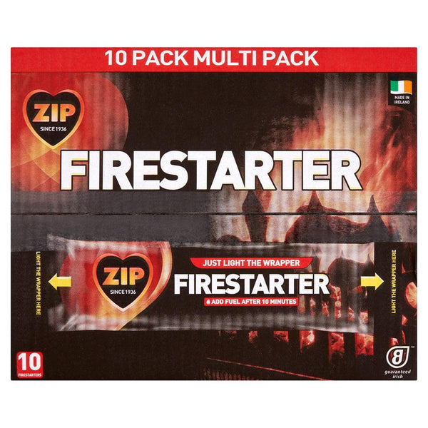 Zip Firestarter Firelogs | Pack of 10 - Choice Stores